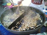 Bratpfanne mit Beelitzer Spargel